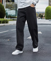 ANGERHOOD Men Straight Fit Mid Rise Black