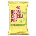 Angie's BOOMCHICKAPOP Sea Salt Popcorn, 1.25 oz. Individual Bag (Pack of 12)