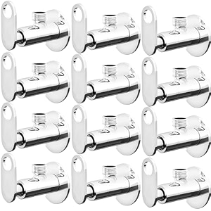 angle cocke for bathroom - ennius brass angle valve with wall flange brass disc stop cock for bathroom taps geyser and wash basin connection with chrome finish pack of 12 angle valve alive