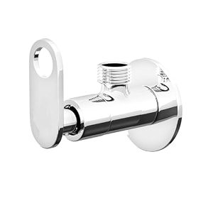 angle cocke for bathroom - ennius brass angle valve with wall flange brass disc stop cock for bathroom taps geyser and wash basin connection with chrome finish pack of 1 angle valve alive