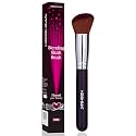 Angled Blush Brush & Bronzer Brush by Keshima - Liquid Blush, Cream, Powder