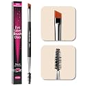 Angled Eyeliner Brush Duo by KESHIMA – Extra Fine Eye Liner Brush & Spoolie