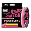 ANGRYFISH 8 Strand Braided Fishing Line, Hi Vis PE Fishing Line, 6LB-50LB