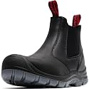 ANGRYRAM Steel Toe Slip on Work Boots Mens Waterproof Chelsea Safety Shoes