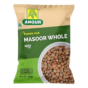 angur masoor whole dal - 500g