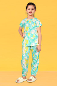 anika girls printed cotton kids nightwear multicolor pack of 9901