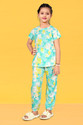 Anika Girls Printed Cotton Kids Nightwear (Multicolor Pack of 9901)