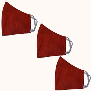anil kumar ajit kumar 37msk2021aprl reusable washable cloth mask maroon free size pack of 3