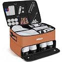 ANILD Golf Trunk Organizer, 2 Layer Golf Storage Case