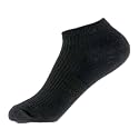 Aniler 4 Pairs Women's Thin Cotton Multi-Pack Mesh Ventilating Comfort Fit Performance No-Show Socks