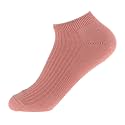 Aniler 4 Pairs Women's Thin Cotton Multi-Pack Mesh Ventilating Comfort Fit Performance No-Show Socks