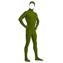 Aniler Men's and Women's Spandex Open Face Full Body Zentai Costume Bodysuit