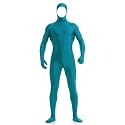 Aniler Men's and Women's Spandex Open Face Full Body Zentai Costume Bodysuit