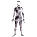 Aniler Men's and Women's Spandex Open Face Full Body Zentai Costume Bodysuit