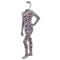 Aniler Men's and Women's Spandex Open Face Full Body Zentai Costume Bodysuit