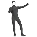 Aniler Men's and Women's Spandex Open Face Full Body Zentai Costume Bodysuit