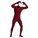Aniler Men's and Women's Spandex Open Face Full Body Zentai Costume Bodysuit