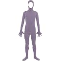 Aniler Men's and Women's Spandex Open Face Full Body Zentai Costume Bodysuit