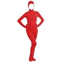 Aniler Men's and Women's Spandex Open Face Full Body Zentai Costume Bodysuit