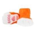 Animal Fuzzy Slippers Bear Cat Wolf Dog Fox Fursuit Feet Paw Claw Shoes Furry Boots Costume Accessories for Adult Kids