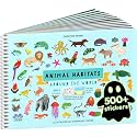 Cupkin Animal Habitats Sticker Book | 12 Coloring &amp; Activity, 500+ Stickers