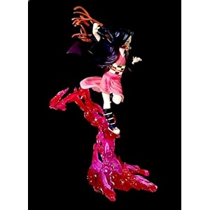 anime girl action figure with flame effect base  pvc collectible figurine toy for home decor amp gifting 28cm