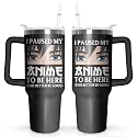 Anime Tumbler 40 oz - Anime Tumbler Double Wall Vacuum Insulated Stainless Steel Coffee Travel Mugs (Style 2)