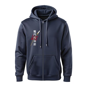 Anime Zipper Hoodie for Men Stylish