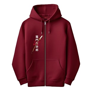 Anime Zipper Hoodie for Men Stylish