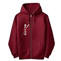 Anime Zipper Hoodie for Men Stylish 