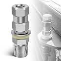 Anina CB Radio Antenna SO-239 Stud Mount Heavy Duty Connector Standard 3/8 X 24 Threaded Suit for 1/2" Mounting Hole