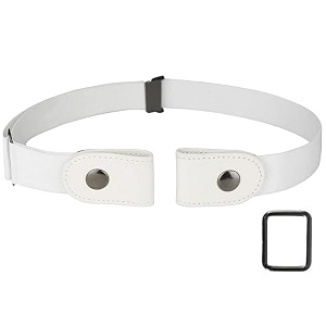 no buckle invisible elastic belt for menwomen  buckle free comfortable elastic belt  buckle-less no bulge hassle invisible belts  fits 2834-4834