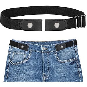 no buckle invisible elastic belt for menwomen  buckle free comfortable elastic belt  buckle-less no bulge hassle invisible belts  fits 2834-4834
