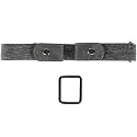 No Buckle Invisible Elastic Belt for Men/Women | Buckle Free Comfortable Elastic Belt | Buckle-less No Bulge Hassle Invisible Belts | Fits 28"-48"