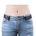 No Buckle Invisible Elastic Belt for Men/Women | Buckle Free Comfortable Elastic Belt | Buckle-less No Bulge Hassle Invisible Belts | Fits 28"-48"