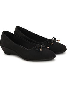 Anita Sarees Womens Synthetic Leather Low Wedge