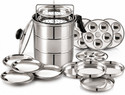 ANjali Uni Pot S.S with 16 Plates 3.5Litre Stainless Steel Steamer (3.5 L)