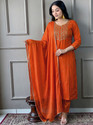 ANJIKI Women Kurti Pant Dupatta Set