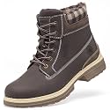 ANJOUFEMME Outdoor Hiking Boots for Women Waterproof - Womens Ankle Boots Lightweight Snow Winter Boots for Trekking Walking
