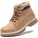 ANJOUFEMME Outdoor Hiking Boots for Women Waterproof - Womens Ankle Boots Lightweight Snow Winter Boots for Trekking Walking