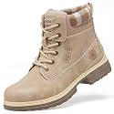 ANJOUFEMME Outdoor Hiking Boots for Women Waterproof - Womens Ankle Boots Lightweight Snow Winter Boots for Trekking Walking