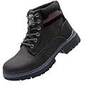 ANJOUFEMME Outdoor Hiking Boots for Women Waterproof - Womens Ankle Boots Lightweight Snow Winter Boots for Trekking Walking