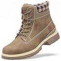 ANJOUFEMME Outdoor Hiking Boots for Women Waterproof - Womens Ankle Boots Lightweight Snow Winter Boots for Trekking Walking