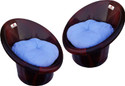 ANJWAR ANJWAR Tub Chairs with Complimentary Cushions set of 2 Plastic Living Room Chair