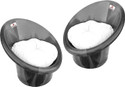 ANJWAR ANJWAR Tub chairs (Silver Black) - Set of 2 Silver Black Floor Chair, Reading Chair