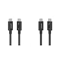 Anker Prime Thunderbolt 5 Cable, 1.7ft USB-C to USB-C Cable, 240W Charging (Pack of 2)