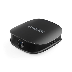 anker soundsync a3341 bluetooth 2-in-1 transmitter and receiver aptx low-latency technology auxrcaoptical connection for tv and home stereo system