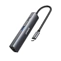 Anker USB C Hub Adapter, 5-in-1 USB C Adapter with 4K HDMI, Ethernet Port, 3 3.0 Ports, for MacBook Pro, iPad Pro, XPS, Pixelbook, and More
