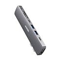 Anker USB-C Hub for MacBook, 8-in-2 Adapter Compatible with Thunderbolt 3 USB-C Port, 4K HDMI, USB-A&amp;C 3.0 Data Ports, SD Card, Lightning Audio