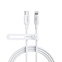 Anker USB-C To Lightning Cable, 541 Cable (Aurora White, 3Ft), 1M Mfi Certified, Bio-Based Fast Charging Cable For Iphone 14 14Pro 14Pro Max 13 13 Pro 12 11 X XS XR 8 Plus (Charger Not Included)